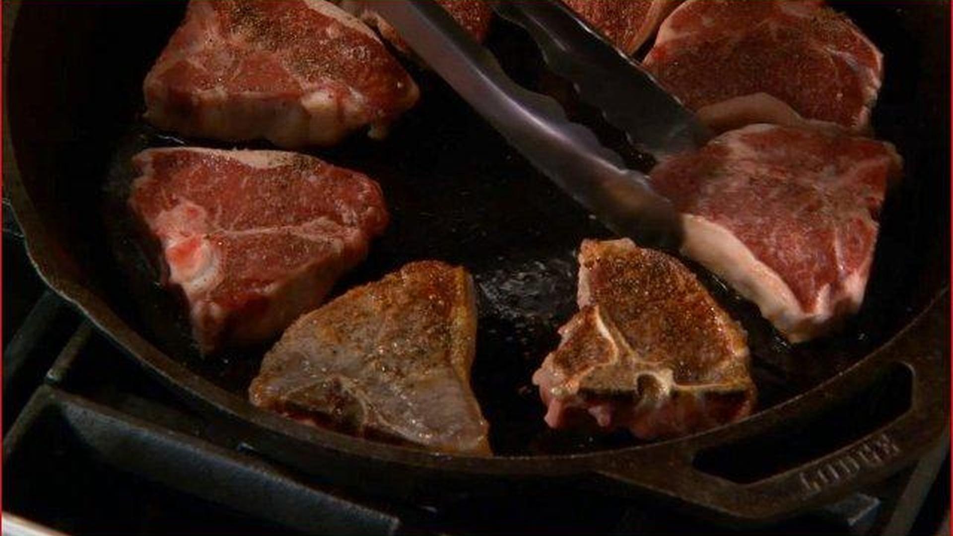 Martha Prepares Lamb Loin Chops Martha Stewart's Cooking School WLIW