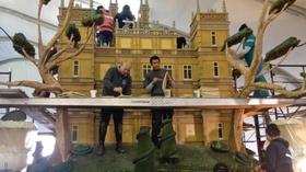 Video thumbnail: Downton Abbey Behind-the-Scenes of the Downton Abbey Rose Parade Float