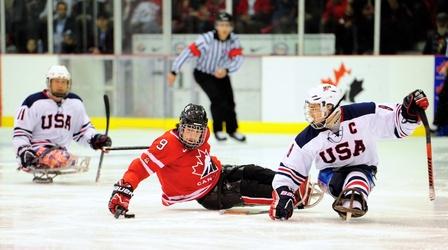 Video thumbnail: Medal Quest Ice Warriors: USA Sled Hockey - Short Preview
