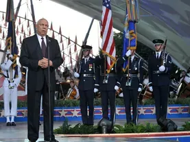 Colin Powell Thanks Troops
