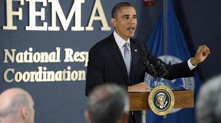 Video thumbnail: PBS NewsHour House GOP plan unclear as Obama reiterates no negotiation 