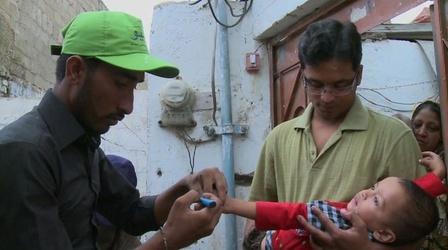 Video thumbnail: PBS NewsHour Polio vaccine campaign faces opposition, apathy in Pakistan