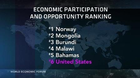 Video thumbnail: PBS NewsHour Standing 23rd on the list of 136 countries: American women