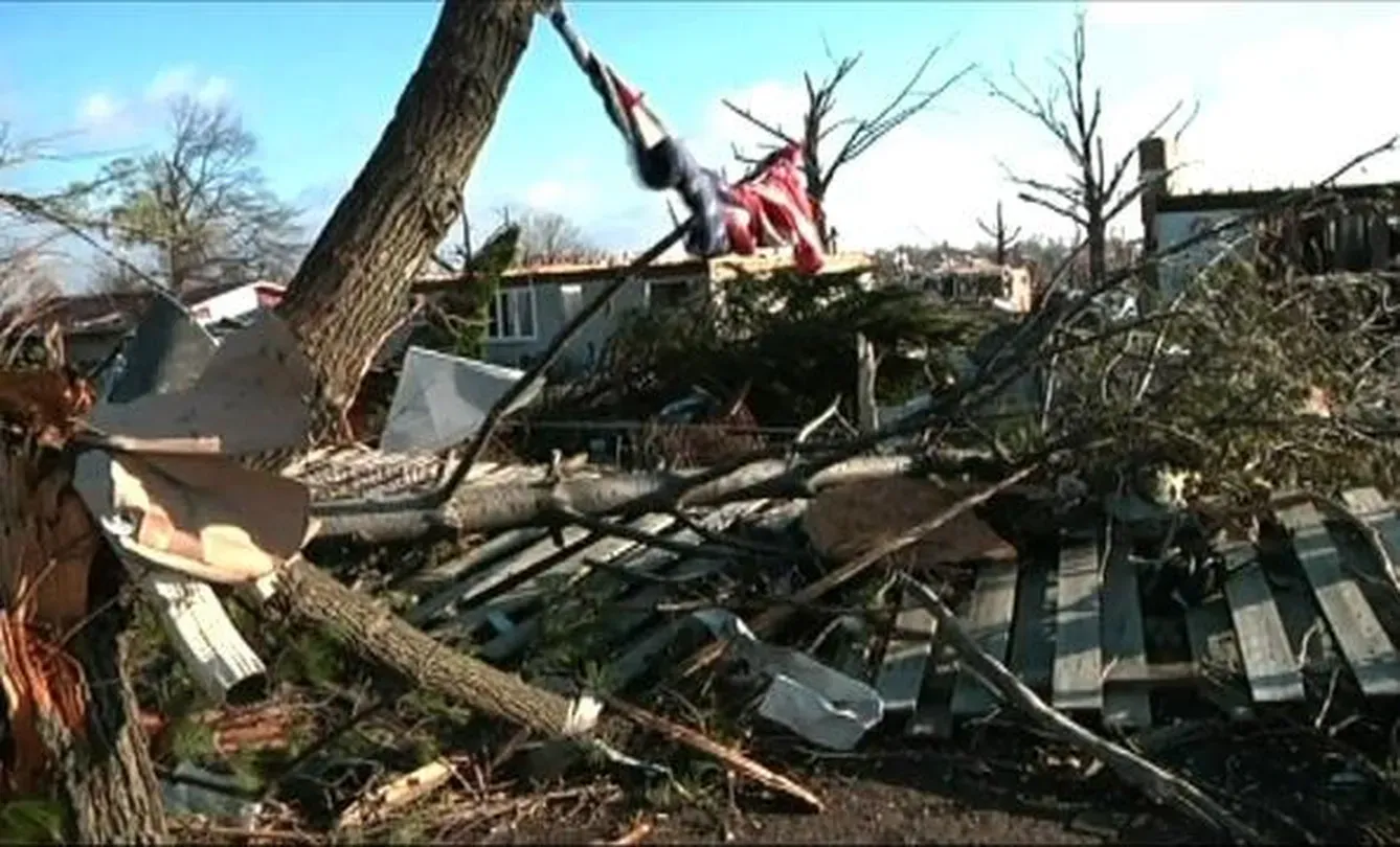 Disasters declared in Illinois counties after rare storms
