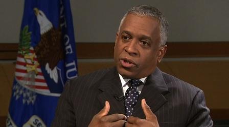 Video thumbnail: PBS NewsHour ATF director Jones discusses ending urban violence