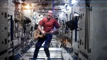 Video thumbnail: PBS NewsHour Astronaut Hadfield shares 'unbeatable point of inspiration'
