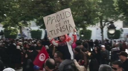 Video thumbnail: PBS NewsHour Tunisia struggles to reset its democracy