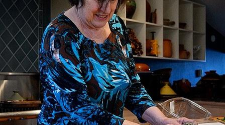 Video thumbnail: PBS NewsHour Food writer Paula Wolfert cooking to cope with Alzheimer's