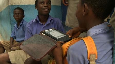 Video thumbnail: PBS NewsHour Worldreader fights global illiteracy with e-readers