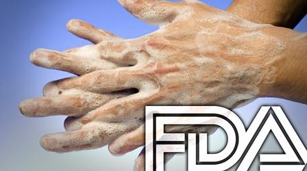 Video thumbnail: PBS NewsHour FDA examines safety and effectiveness of antibacterial soaps