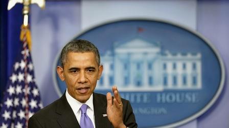 Video thumbnail: PBS NewsHour Obama admits ups and downs of 2013, looks forward to 2014
