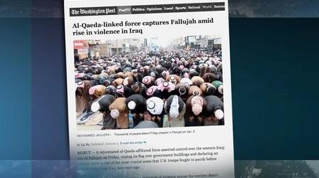 Video thumbnail: PBS NewsHour Al-Qaida group takes control of central Fallujah
