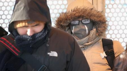 Video thumbnail: PBS NewsHour Polar vortex hits Americans with another day of record cold