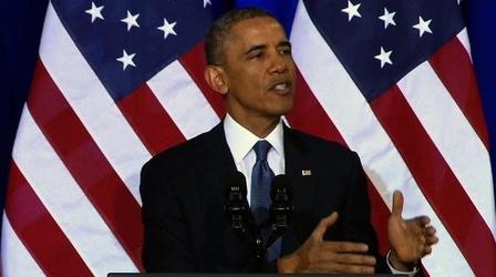 Video thumbnail: PBS NewsHour Obama unveils new limits on U.S. spying