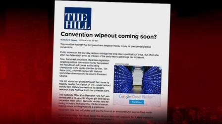 Video thumbnail: PBS NewsHour Support grows to cut public funding for party conventions