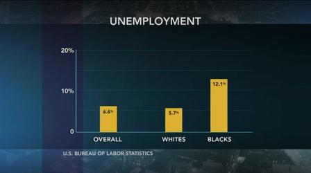 Video thumbnail: PBS NewsHour Unemployment rates are higher for youth, minorities