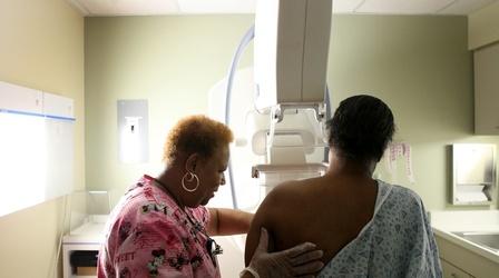 Video thumbnail: PBS NewsHour Debating the value and effectiveness of mammograms