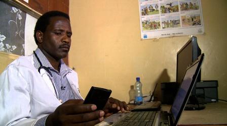 Video thumbnail: PBS NewsHour Mobile phone usage explodes in Africa, spurring innovation