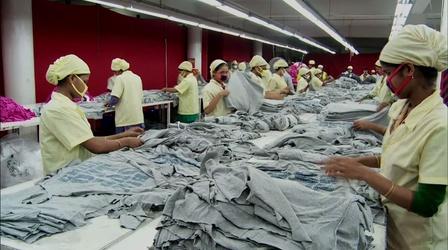Video thumbnail: PBS NewsHour Can garment factories pay a living wage and still compete?