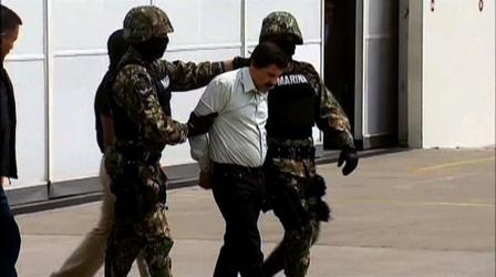 Video thumbnail: PBS NewsHour Arrest of Guzman, ‘face of Mexican impunity,’ sends message