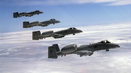 Video thumbnail: PBS NewsHour Budget cuts could ground unstoppable A-10 Warthog aircraft