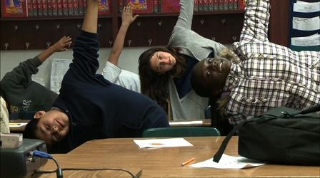 Video thumbnail: PBS NewsHour Low-income students combat stress with mindfulness