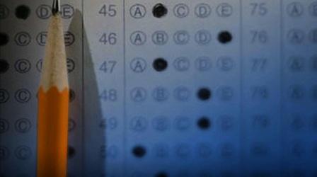 Video thumbnail: PBS NewsHour Will the new SAT overhaul be A) propitious?