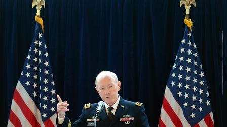 Video thumbnail: PBS NewsHour Gen. Dempsey on Ukraine, military sex abuse and budget cuts