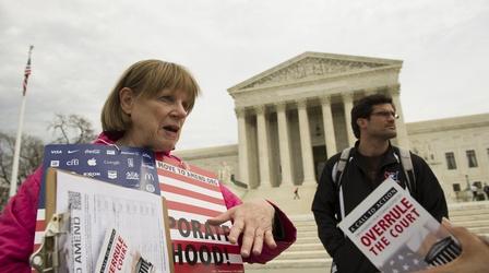 Video thumbnail: PBS NewsHour Debating the high court’s campaign finance decision