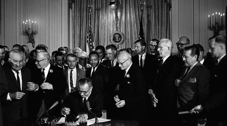 Video thumbnail: PBS NewsHour How the Civil Rights Act opened a door to the American dream