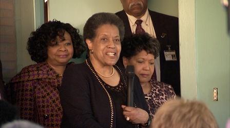 Video thumbnail: PBS NewsHour Mylie Evers at the Congressional Civil Rights Pilgrimage