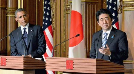 Video thumbnail: PBS NewsHour U.S. and Japan tackle trade issues during Obama's visit