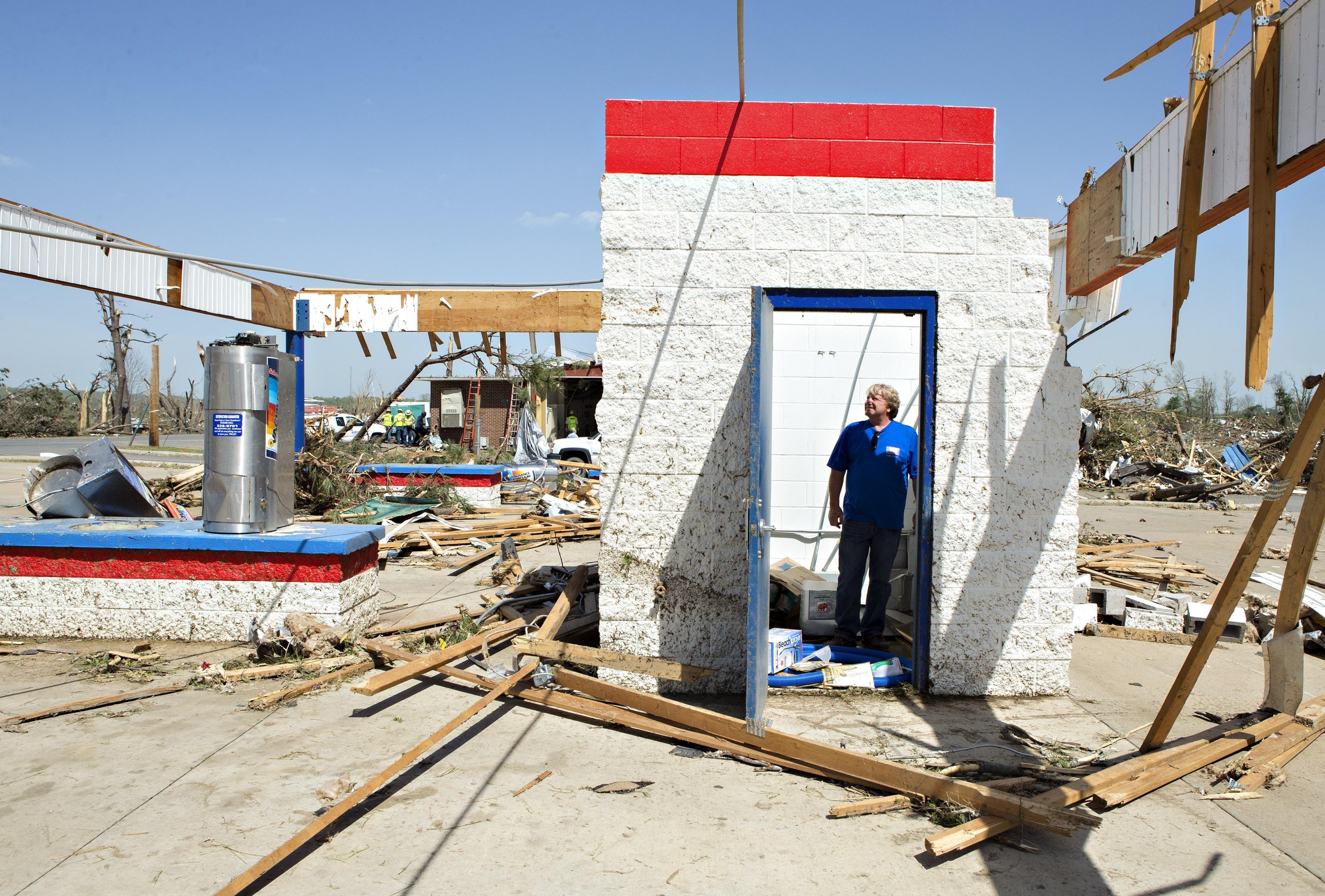 Arkansas residents push ahead in wake of tornado damage
