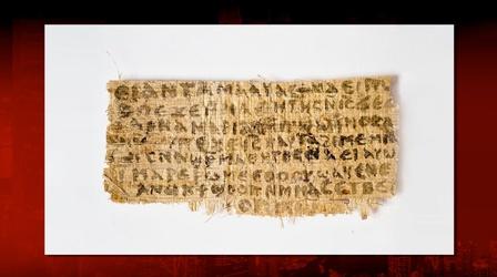 Video thumbnail: PBS NewsHour Ancient document referencing Jesus' wife may be a forgery