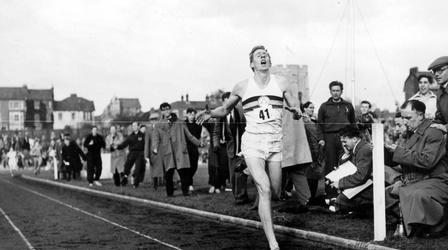 Video thumbnail: PBS NewsHour Bannister recalls the day he conquered the four-minute mile