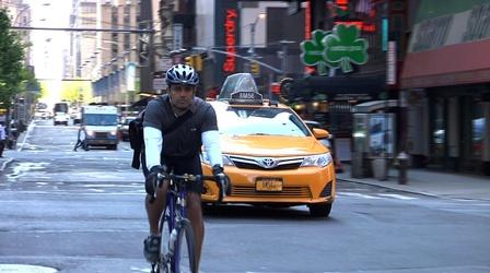 Video thumbnail: PBS NewsHour Statistics reveal how America bikes to work