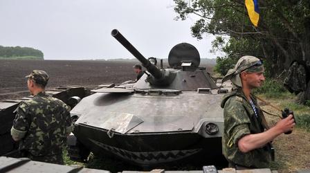 Video thumbnail: PBS NewsHour NATO disputes Russia’s word on pulling troops from border