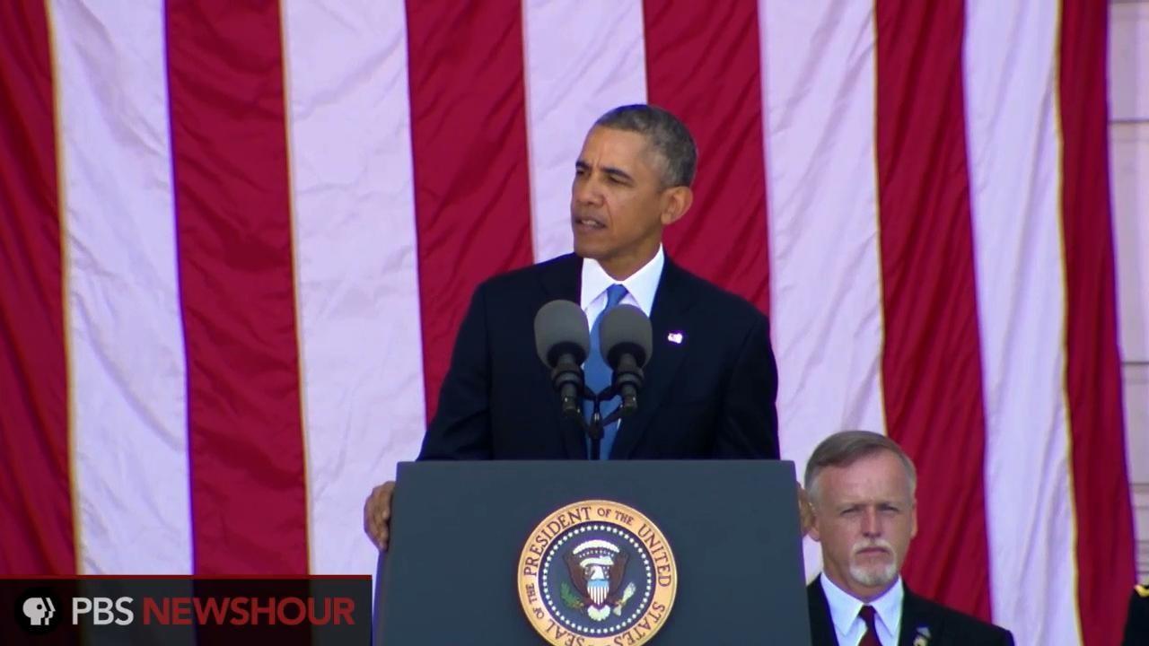 Watch Obama speak from Arlington National Cemetery