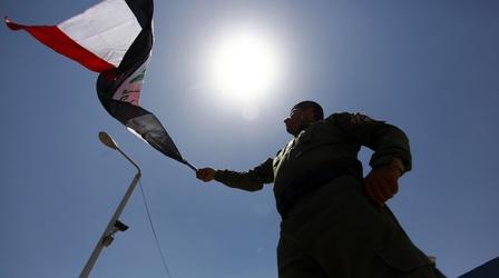 Video thumbnail: PBS NewsHour Sens. Kaine and McCain discuss the Iraq crisis