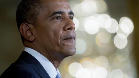 Video thumbnail: PBS NewsHour Debating President Obama’s reach of power