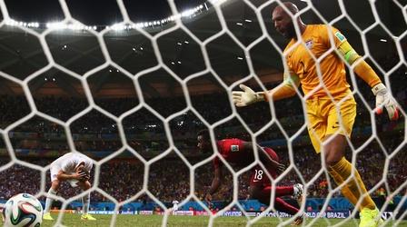 Video thumbnail: PBS NewsHour Can U.S. break away from World Cup ‘group of death’?