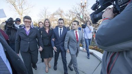 Video thumbnail: PBS NewsHour Plaintiffs meets the media