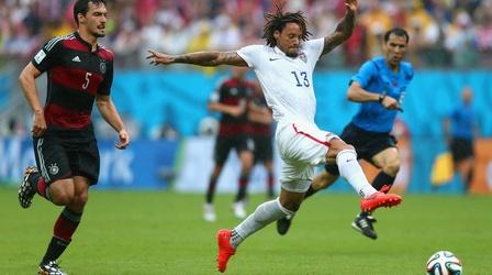 Video thumbnail: PBS NewsHour Team USA achieves goal of advancing to knockout round