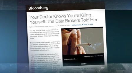 Video thumbnail: PBS NewsHour Hospitals turning to data brokers for patient information