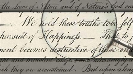 Video thumbnail: PBS NewsHour Finding empowerment in the words of our founding fathers