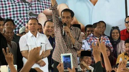 Video thumbnail: PBS NewsHour Polarizing candidates vie for presidency in Indonesia