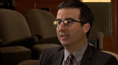 Video thumbnail: PBS NewsHour Comedian John Oliver on making fun of serious news