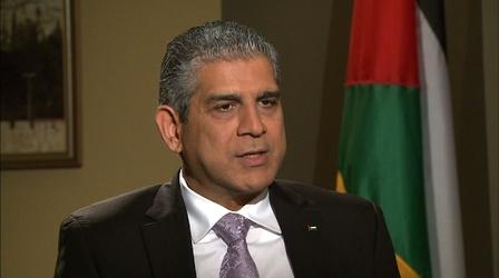 Video thumbnail: PBS NewsHour PLO rep. on seeking political solutions to Mideast conflict