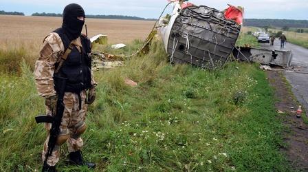Video thumbnail: PBS NewsHour MH17 crash in war zone poses security challenges