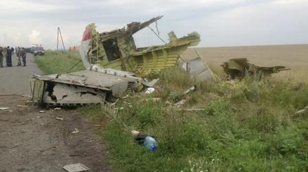 Video thumbnail: PBS NewsHour Did Russia destroy evidence of the crashed MH17?